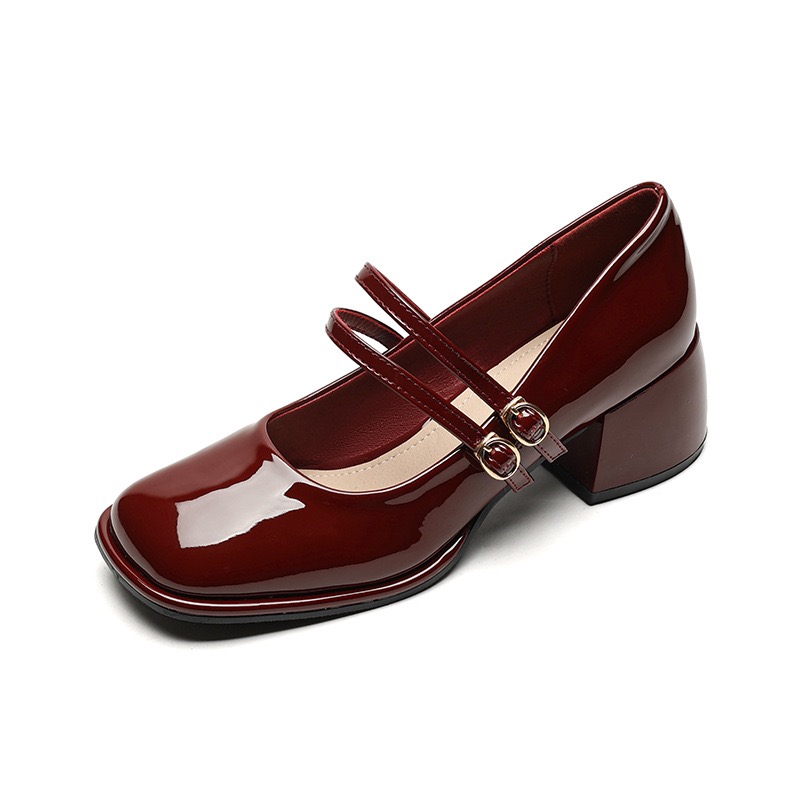 wer fashion designer daisy buckle oxford flat shoes woman japanned leather plush brogues platform flats women derby loafers