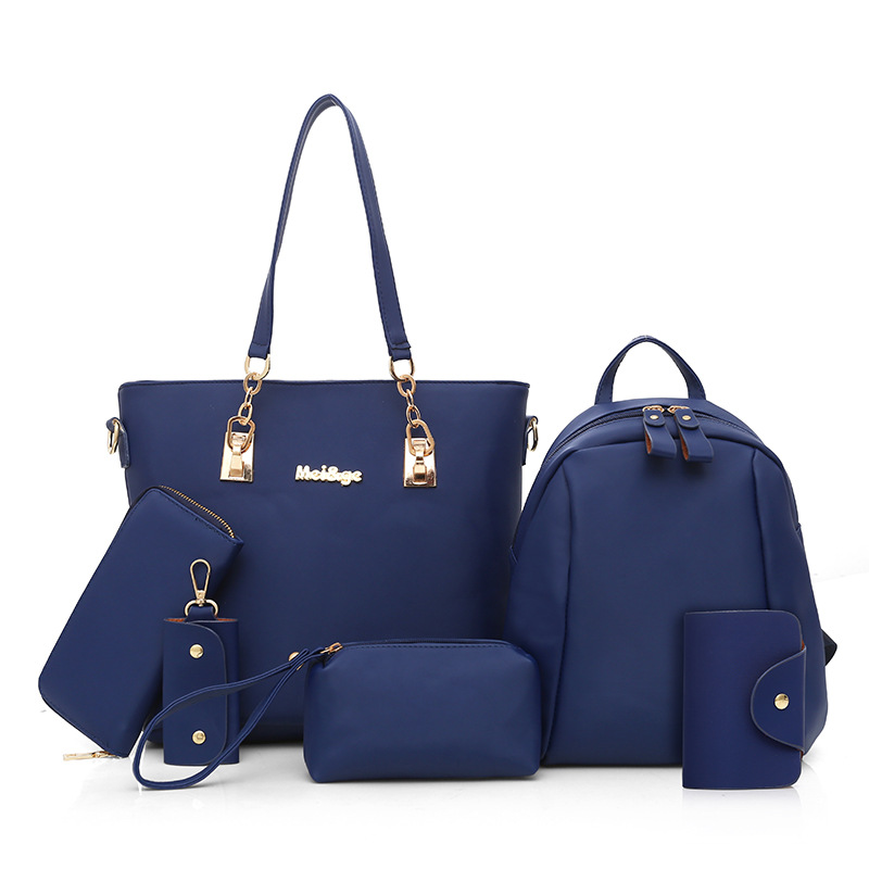 2023 New women Affordable composite handbag six pieces nylon bag set female big bags 6 pcs women handbags of famous brands