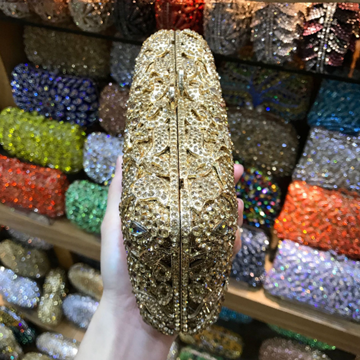 lady mini diamond crystal xiyuan evening bags silver party bags luxury diamante wedding purse clutch bag women gold bag