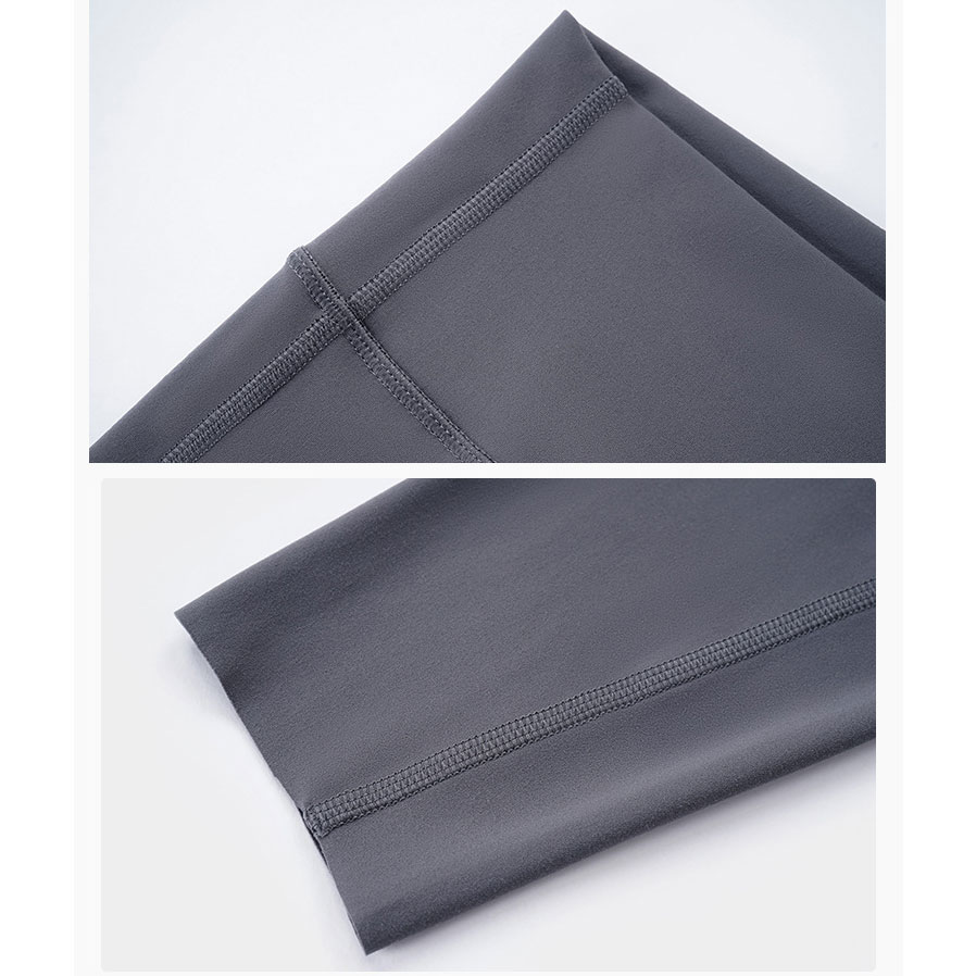 Brand designer high waisted tight pants without T yoga solid color tight pants elastic women's sports pants nude carnival pants hip lifting class