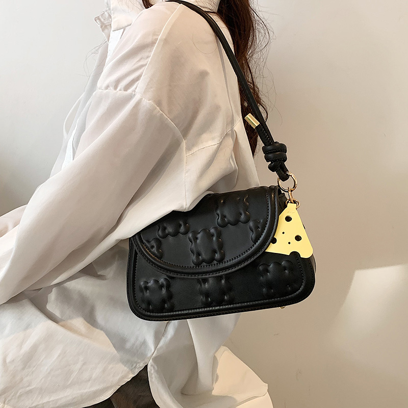 MOODS Biscuit Design Shoulder Bags For Women Flap Shape Crossbody Messenger Bag Dual-strap Underarm Designer Handbag Luxury 2024