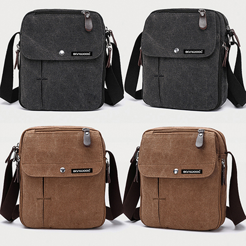 Hot New Travel Canvas Shoulder Bag Casual Crossbody Zipper Tote Handbag