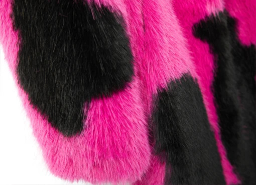 Winter Womens Coat Pattern Comparative Artificial Fur Mink Coat Waist Bag 241107