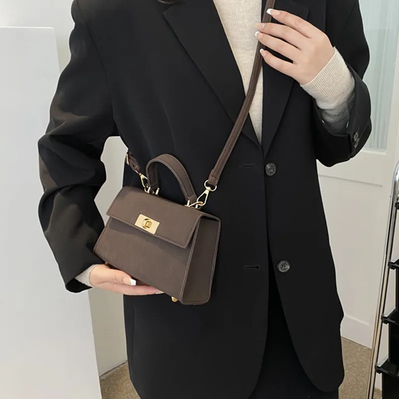 2024 New Fashion Shoulder Bag Plaid PU Leather Ladies Handbags Designer Crossbody Bags for Women Sac A Main Femme