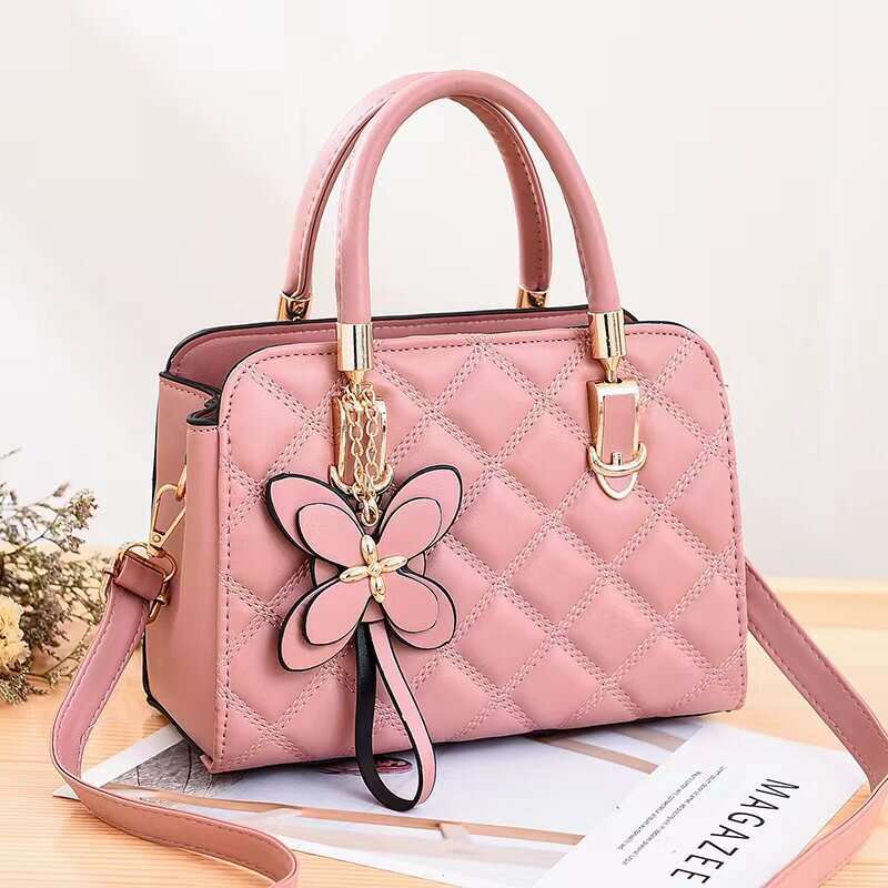 Korean version of high-quality women's bag, simple and versatile texture handbag, boutique shoulder bag bags