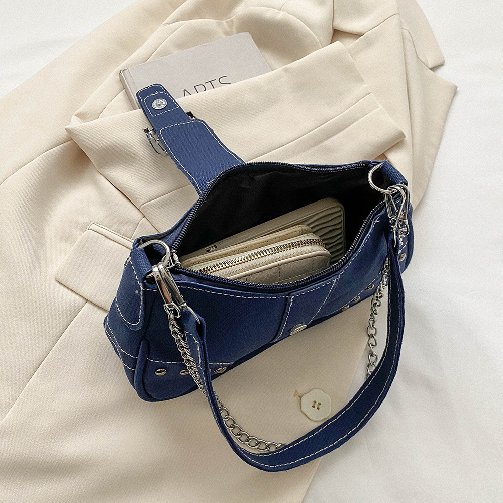 Fashion Women Shoulder Bag Armpit Bag Design Underarm Bag Pleated Saddle Bag Solid Color Messenger Bag Purse Hobos Handbags Y2K