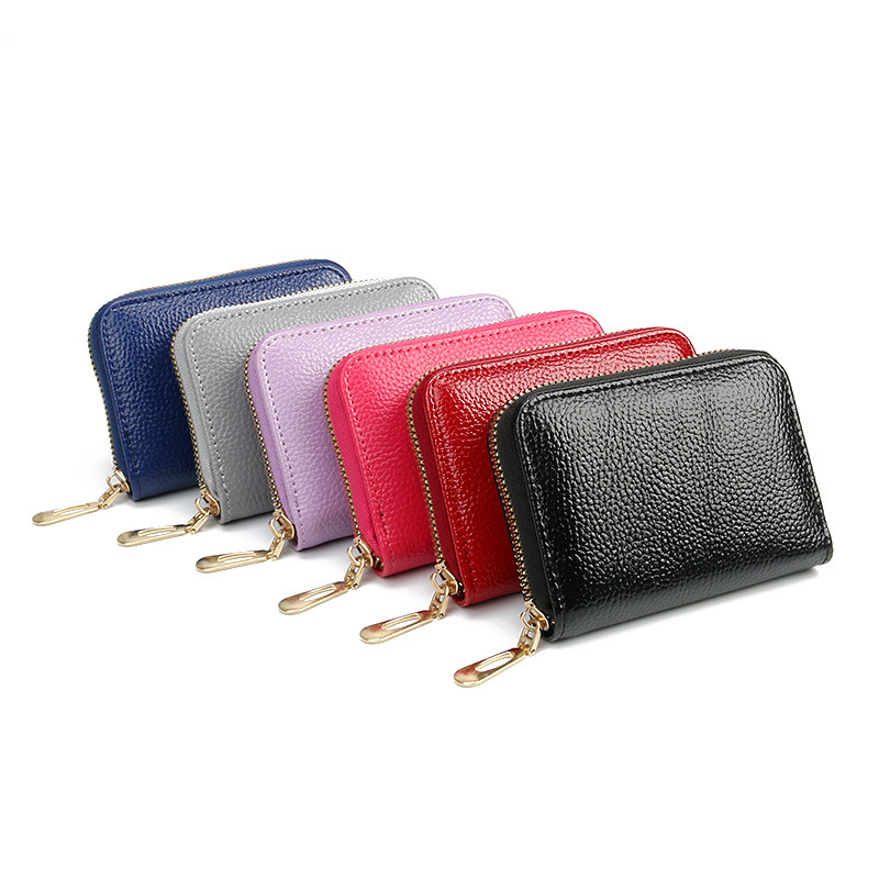 PU Leather Wallet Women's Zipper Card Wallet Small Change Wallet Purse For Female Short Wallets With Card Holders Woman Purse