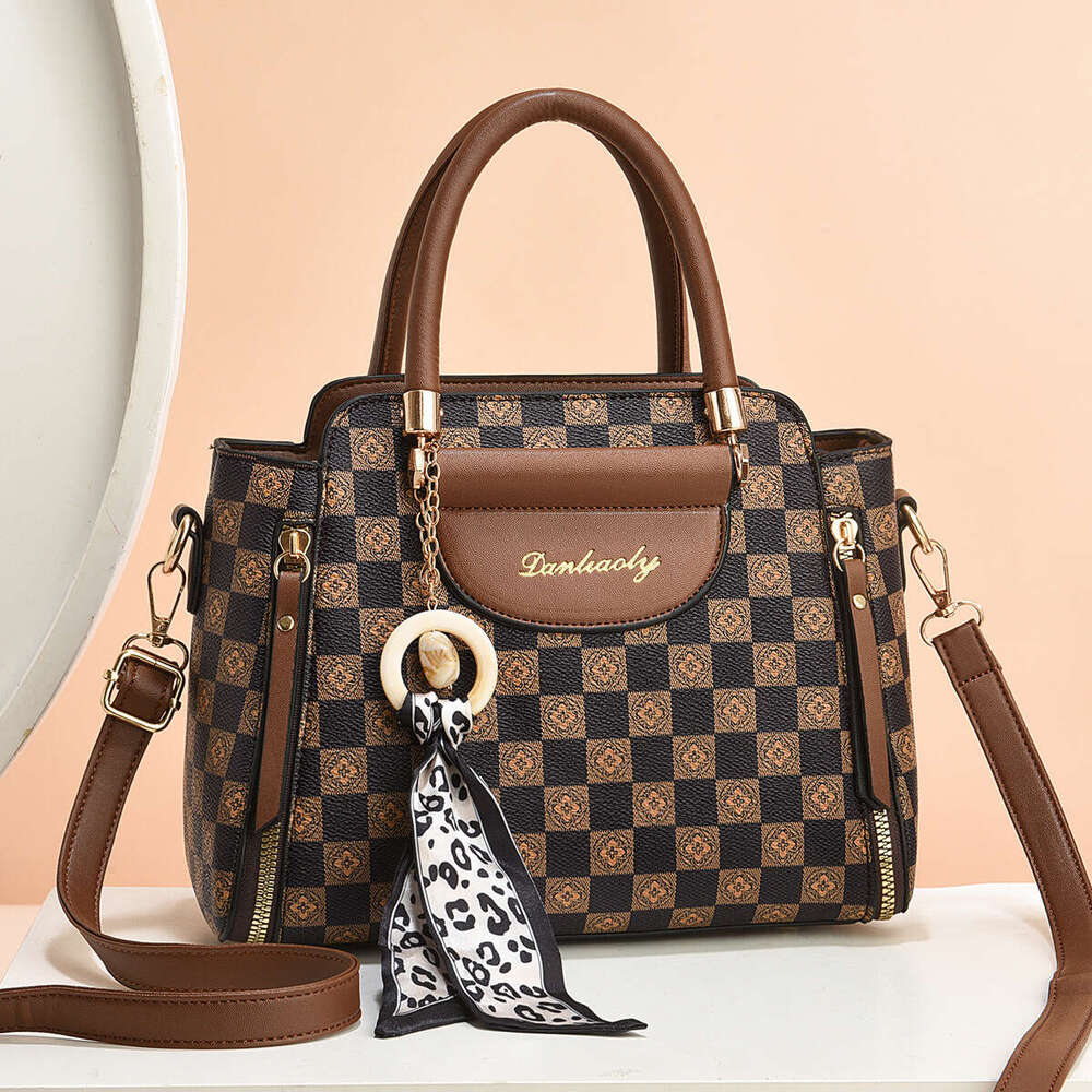 2024 Tote Bagpu Shoulder Handbag Large Capacity Crossbody Ladies Bags Women's Bag