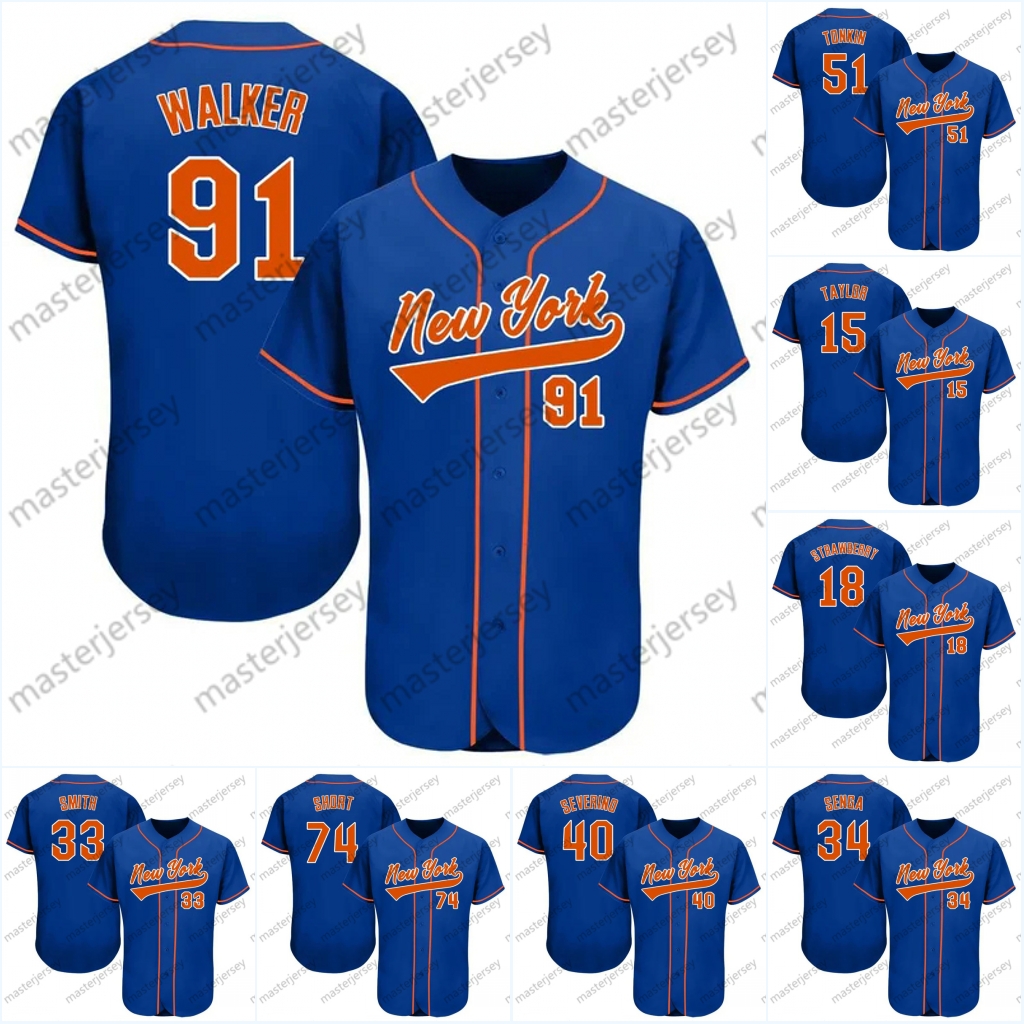 Soto Cities Baseball Jerseys Taylor Winker Azocar Marte Vientos McNeil Lindor Custom Jersey