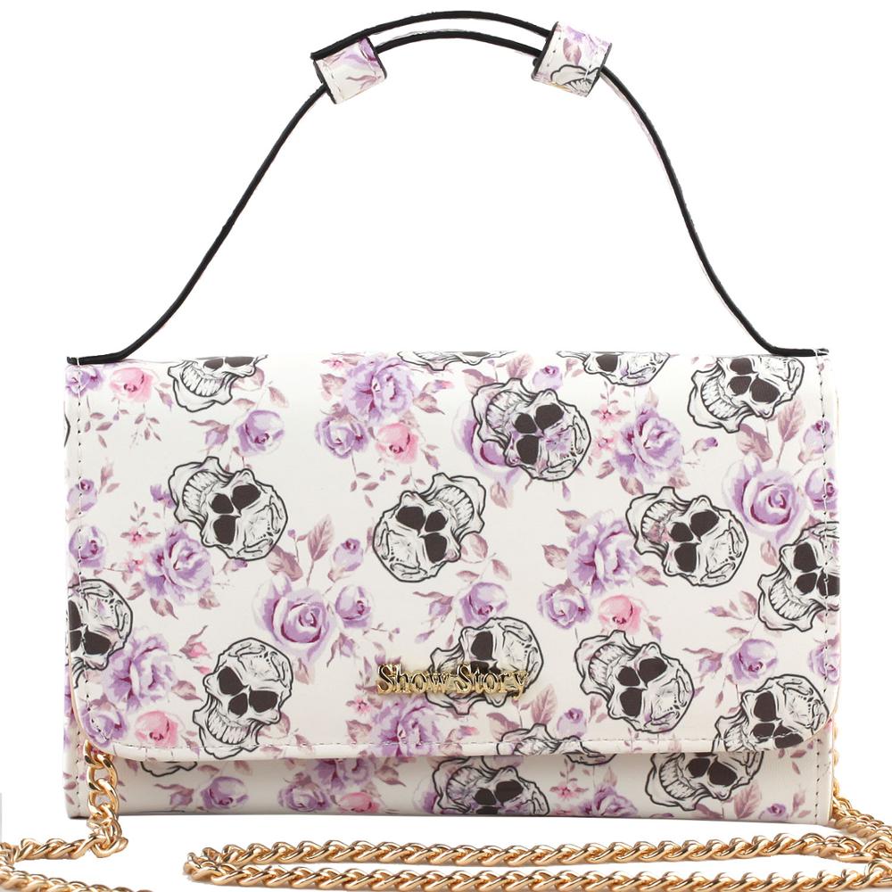 FB90029 Show Story Women's Purse Wallet Clutch Handbag Cross-body Bag Card Case Coin Case