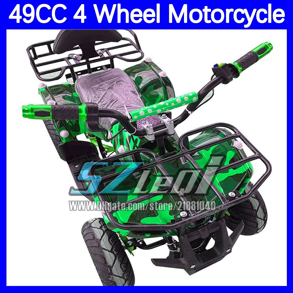 Kids Adult ATV UTV MOTO ATV OFF-road Motorbike Gasoline Motorcycle Racing MOTO Superbike 49CC 50CC 2 Stroke Four-Wheel Dirt Bike For Adult Child Child