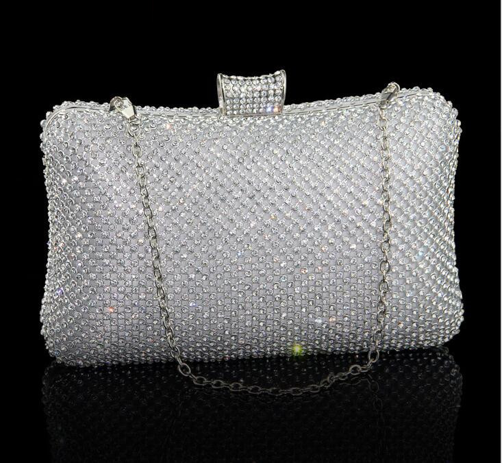 Women Handbag Rhinestone Evening Bags For Club Party New Women Chain Shoulder Bag Ladies Fashion Women Clutch Bag fashion2015-1I