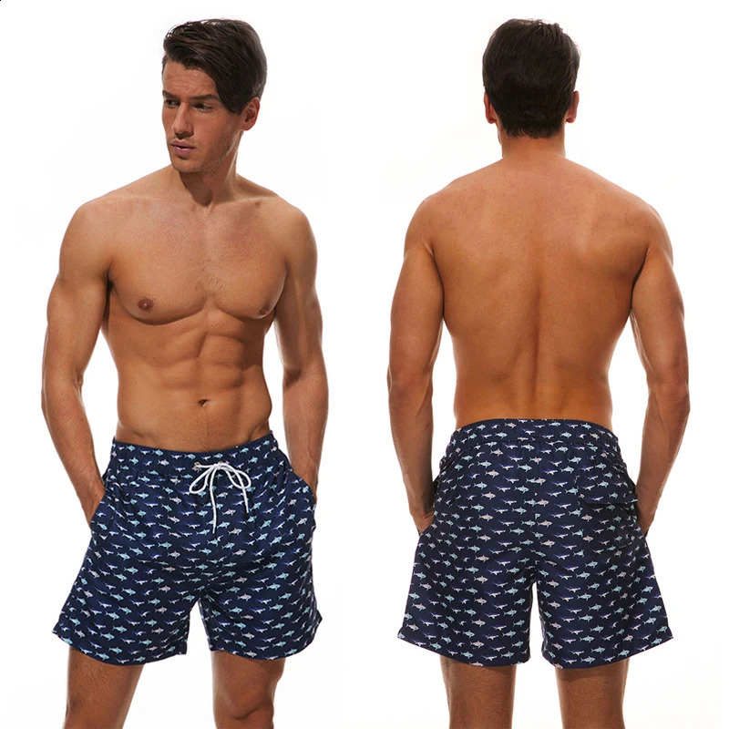 DATIFER Mens Sports Short Beachwear Bermuda Board Pants Surfing Swimming Boxer Trunks Bathing Suits Swimwear Swimsuits 240407
