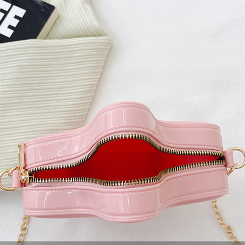 Cute Candy Star Shape Shoulder Bag, Fashion Girls Summer Chain Crossbody Bag, Funny PVC MINI Clutch Bag