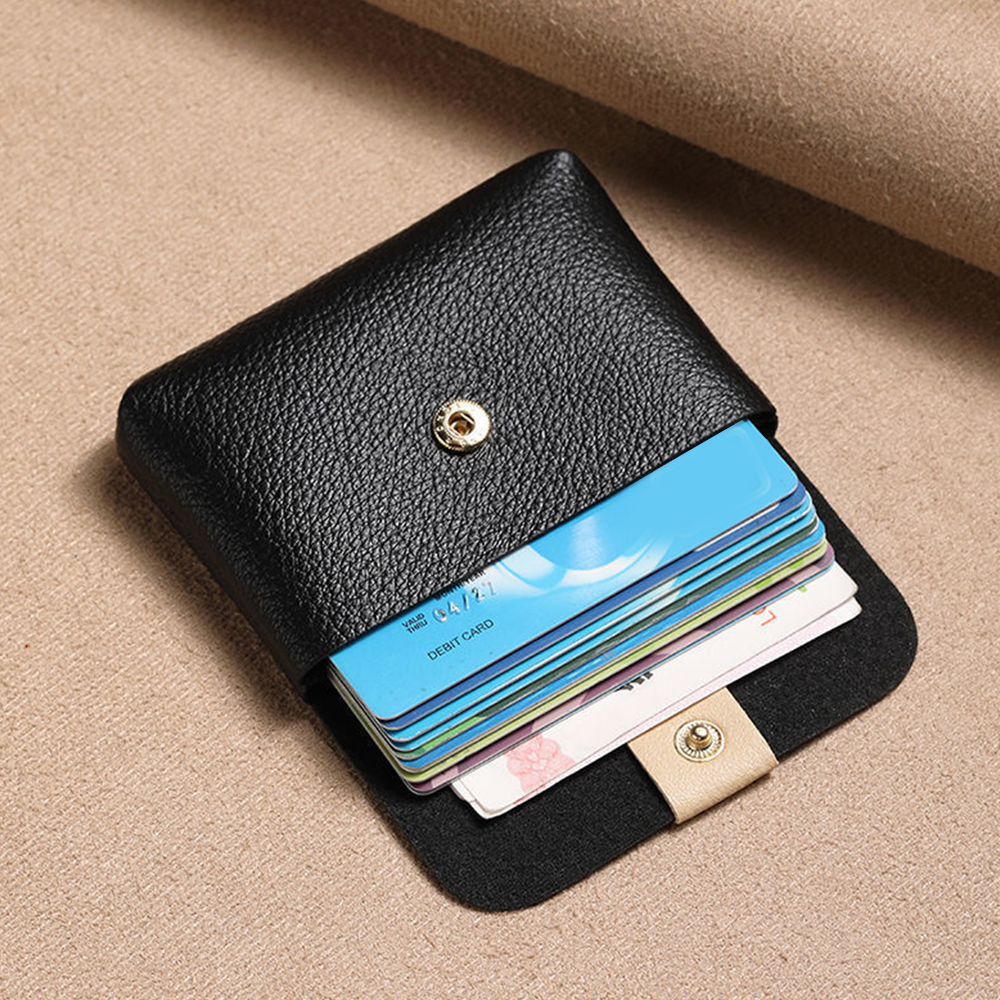 Zipper Purse Wallets Women PU Leather Coin Purse Men Casual Portable Money Bag Card Holders Simple Multi-function