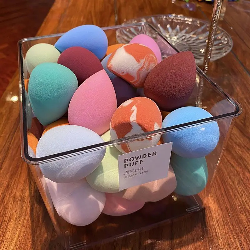 30 Beauty Egg Makeup Blender Cosmetic Puff Makeup Sponge Cushion Foundation Powder Sponge Beauty Tool Women Make Up Accessories 240329