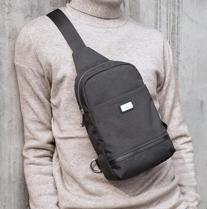 Men's Waist bag 2020 new earth tide leisure Oxford fabric bag single shoulder bag cross tide brand Septwolves male Satchel