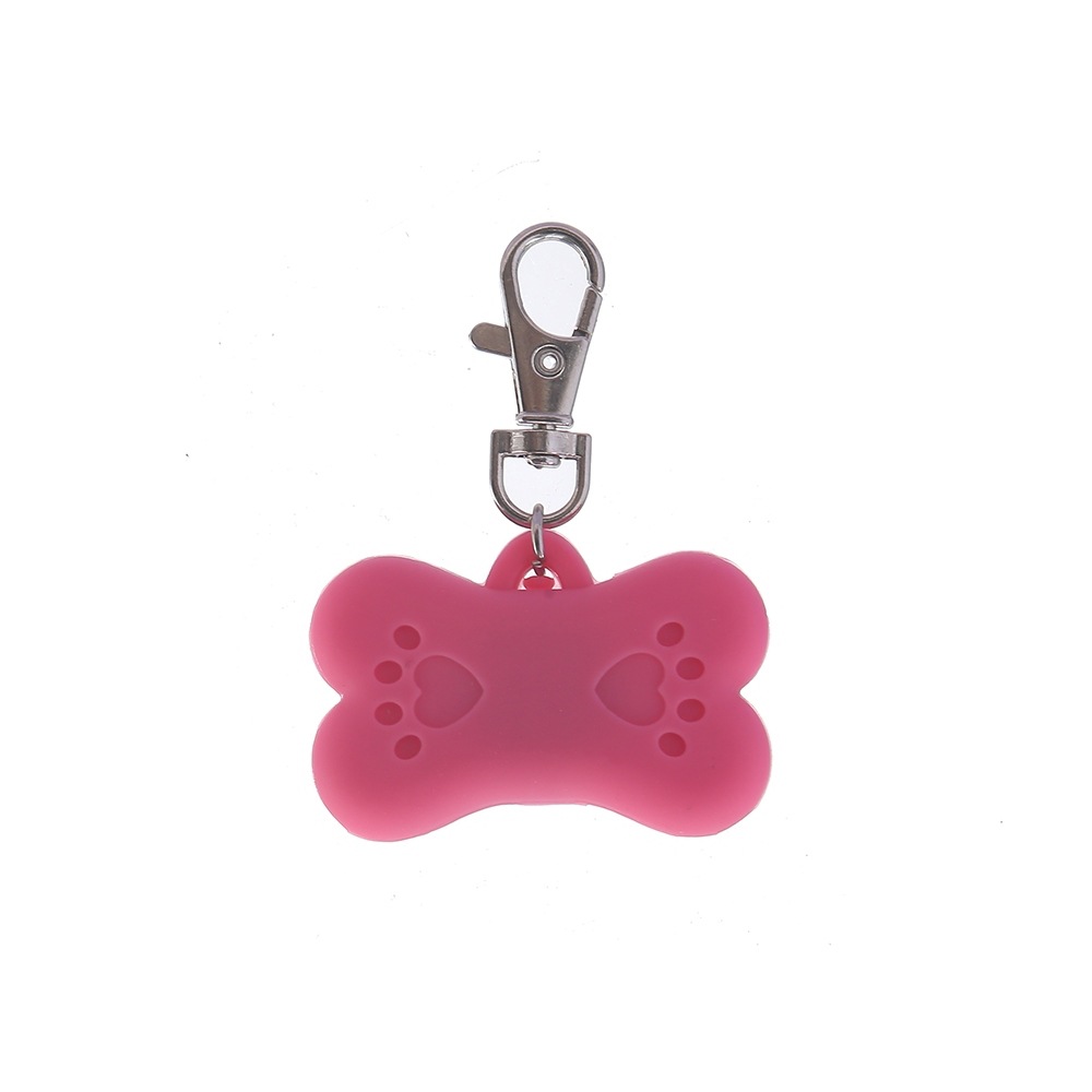 Dogs and cats pet silicone bone-shaped light-emitting pendants pet supplies explosive cross-border pet pendants light-emitting tags