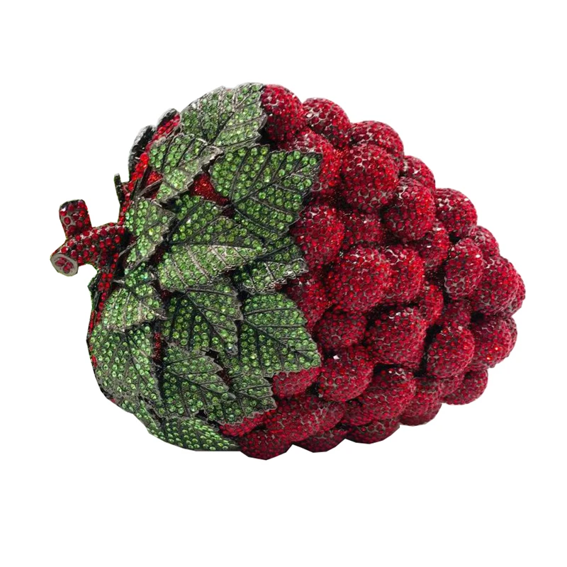 New Grape Shaped Ladies Handbags Fashion Ladies Wedding Banquet Party Clutches Ladies Handbags and Wallets Clutches Evening Bags