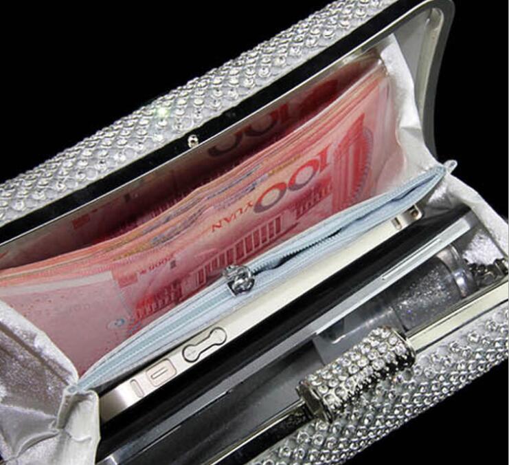 Women Handbag Rhinestone Evening Bags For Club Party New Women Chain Shoulder Bag Ladies Fashion Women Clutch Bag fashion2015-1I