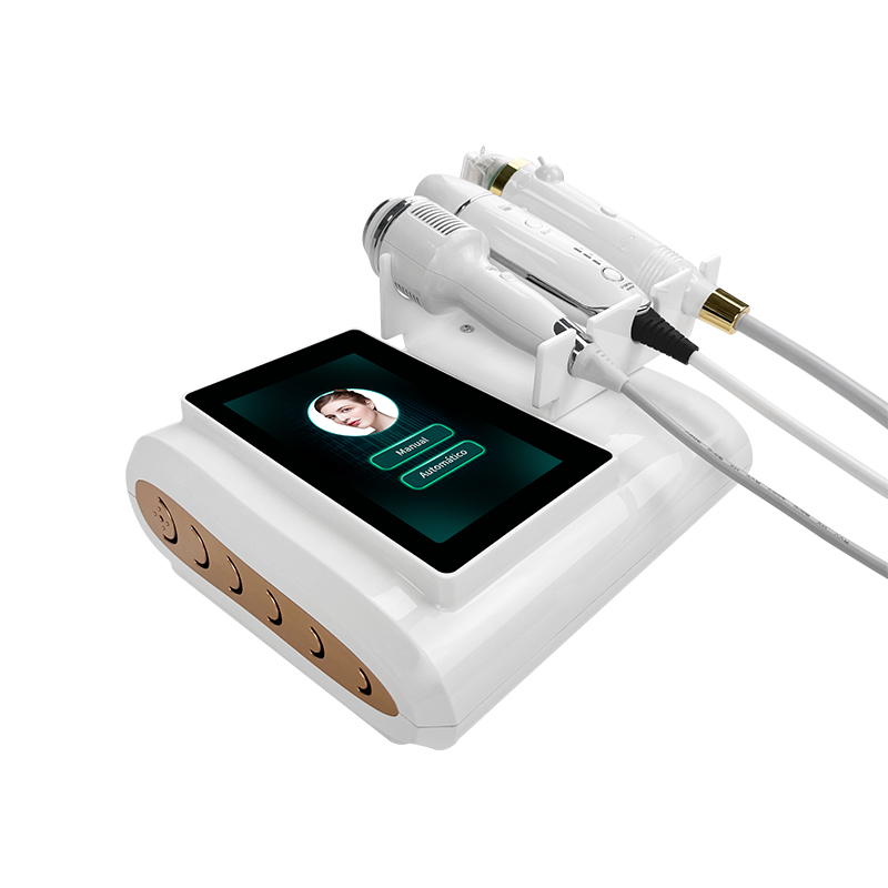 Newest 3-IN-1 Anti-Aging Microcrystal hifu Machine RF eliminating Stretch Marks micro needles beauty salon