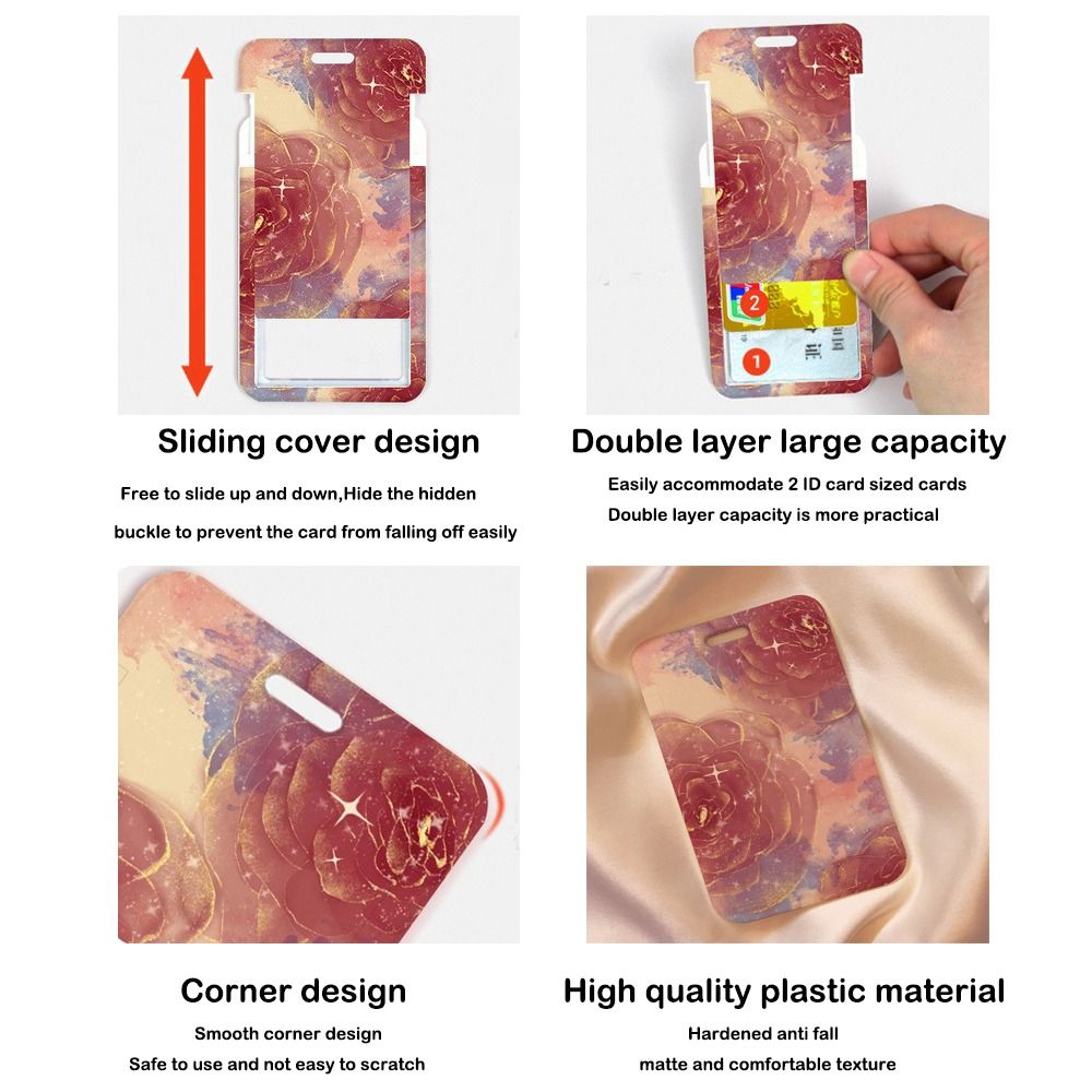 Women Men Business Card Holder Cartoon Cute Credit Card Holders Bank ID Holders Badge Child Bus Card Cover Case