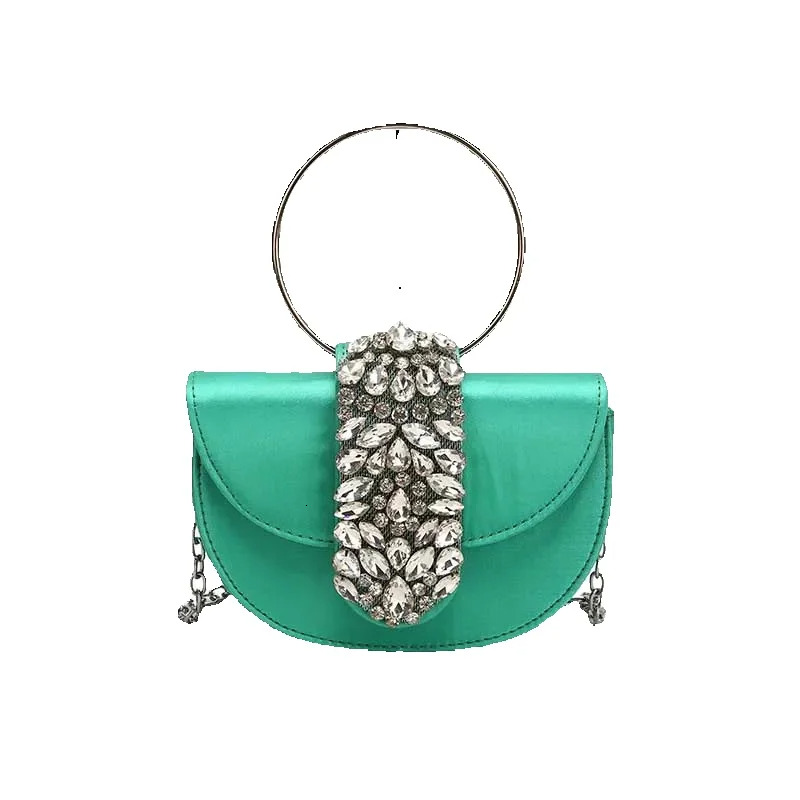 New Women's Evening Dress Shiny Handbag Wallet Fashion Shoulder Wedding Party Banquet Bag