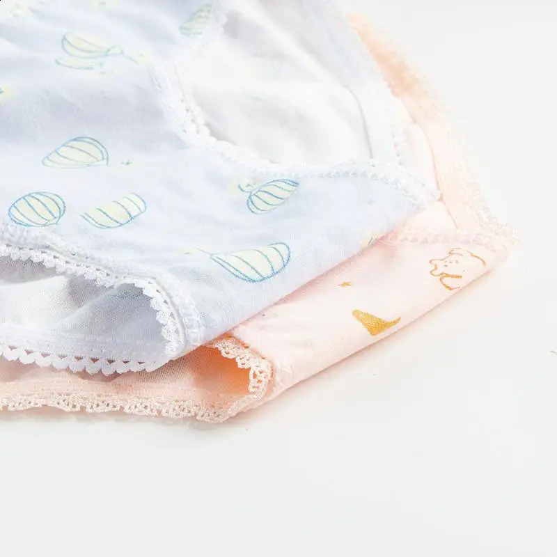 12pc/lot Girls Underwear Kids Panties Briefs Children Underpants 2-12Years 240329