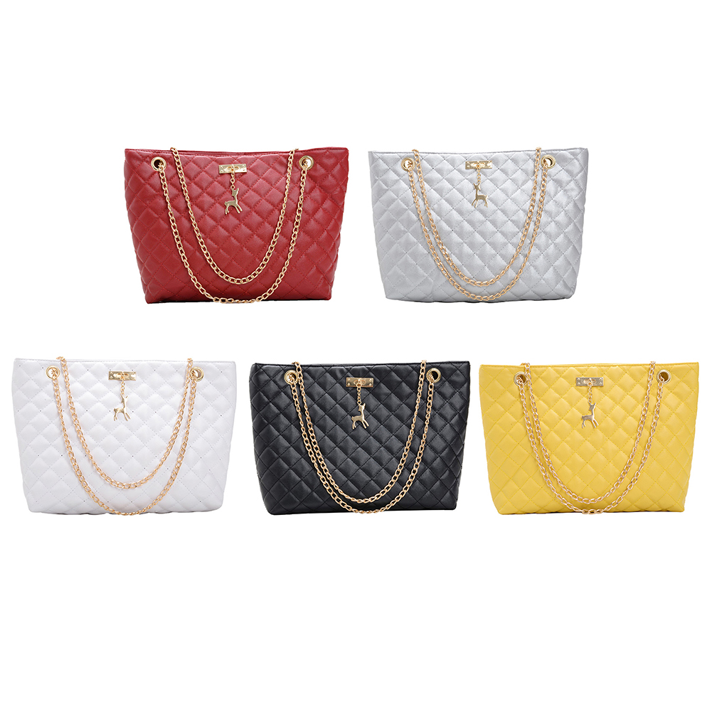 New Fashion Handbags Solid Color Women Handbags PU Leather Casual Top-handle Bags Large Capacity Tote Leisure Daily Shopping