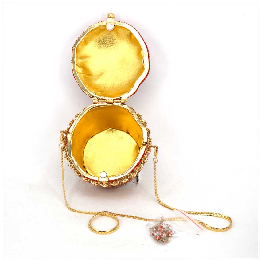 Fashion Cupcake wedding of high-grade hot drilling dinner crystal clutch bag red cakes evening bags stylish diamond party bag