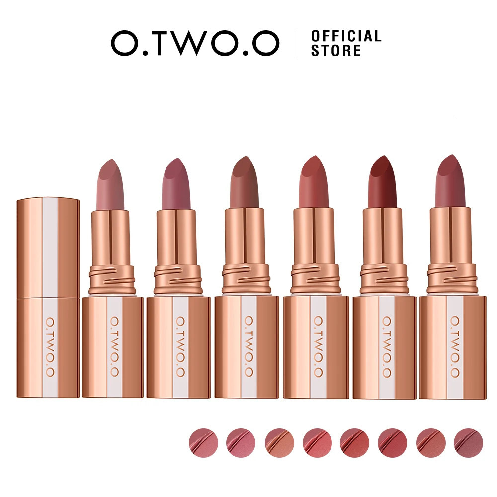O. Two of them. O 8 piece lipstick makeup set durable waterproof lipstick no stain matte sexy paint velvet finish lip color 241107
