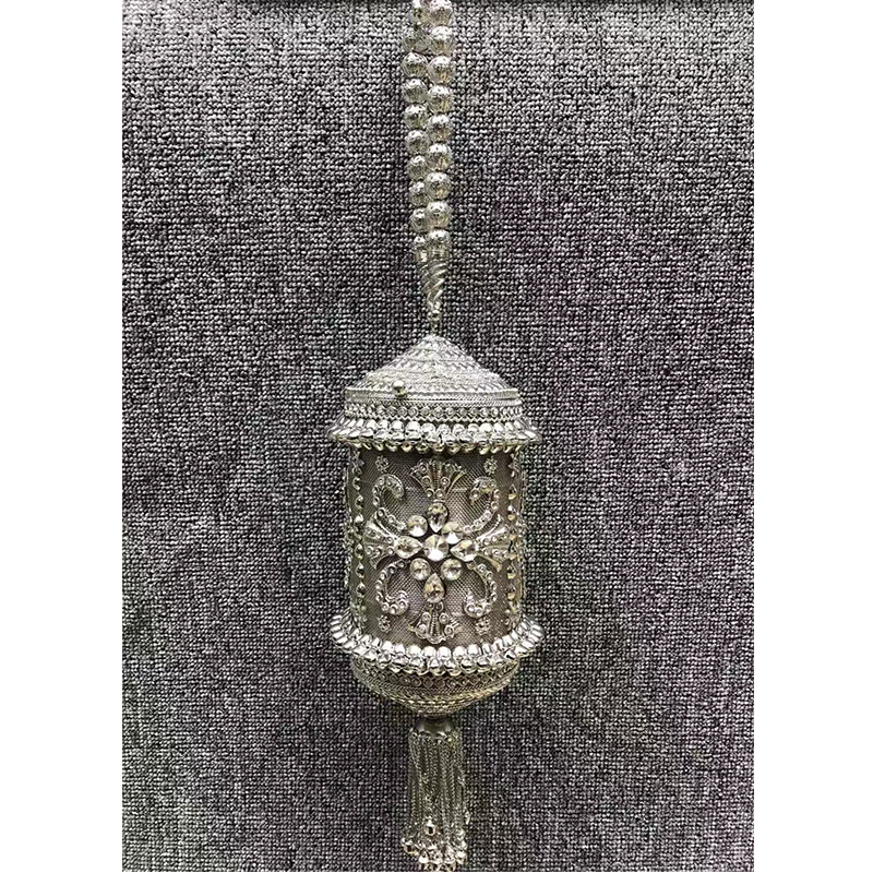 DOYUTIG Classical Indian Handmade Bags For Women Wedding Party Short Tassels Diamond Day Cluthes Female Vintage Evening Bag F726