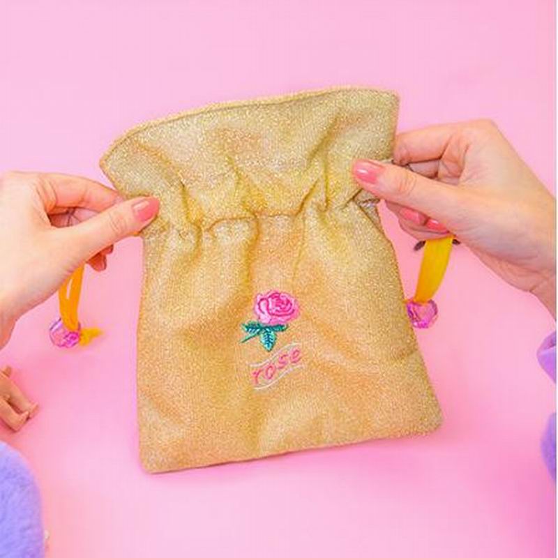 Flower Soft Fabric Handbag Girls String Purse Shopping Bags Fashion New HandBags Bentoy Purse Rose Embroidery Messenger Bag
