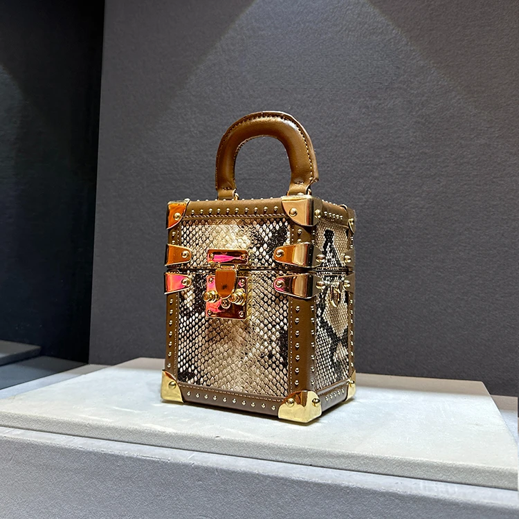 Bolso de cuero cuadrado para mujer, bandolera de mano de marca de diseñador de lujo, de alta calidad, a la moda, gran oferta, 2023