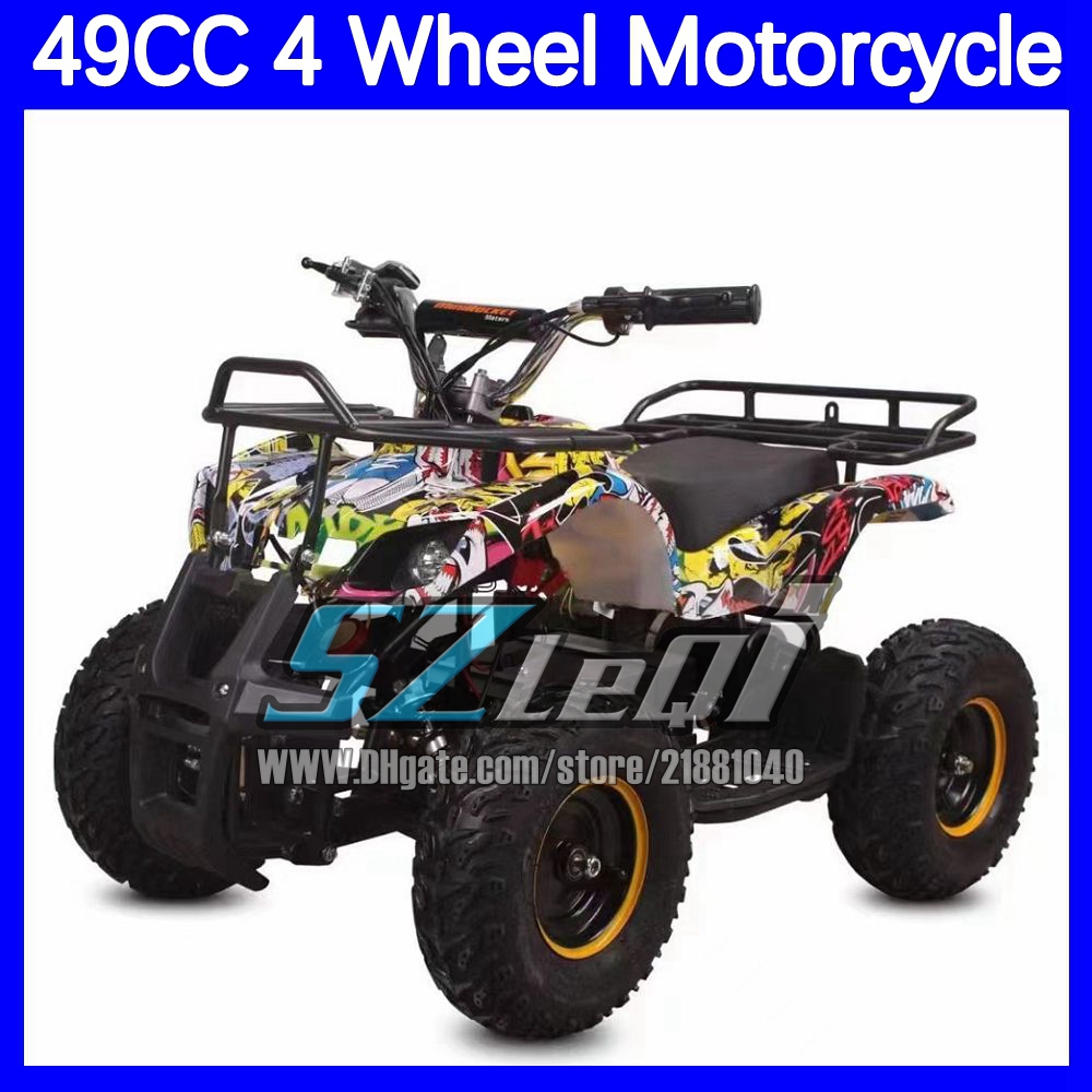 Kids Adult ATV UTV MOTO ATV OFF-road Gasoline Motorcycle Racing MOTO Dirt Bike 49 50 CC 2-Stroke Motorbike For Boy Girl Toy Plaything Knickknack Play 