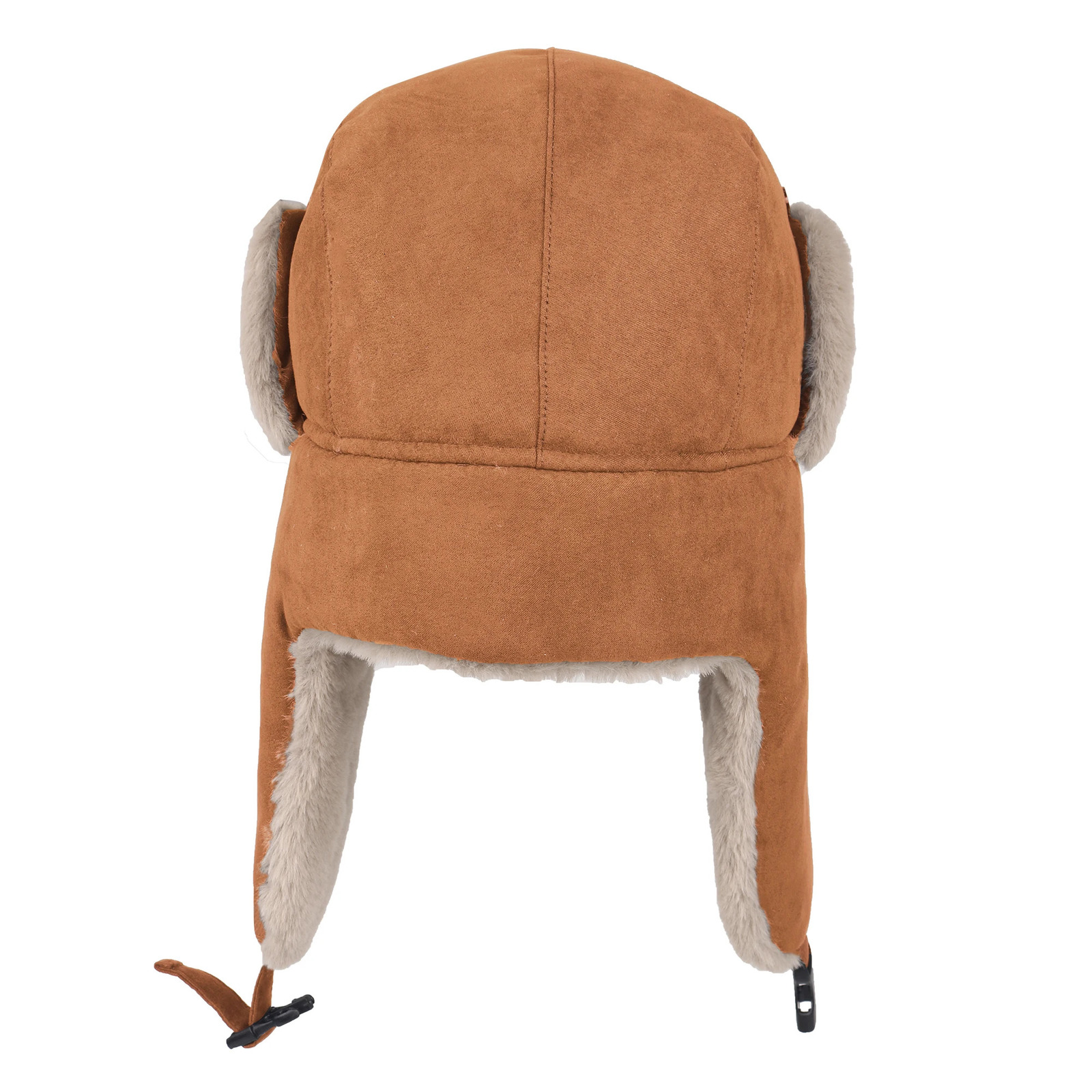 Connectyle Mens Cavalry Trap Hat Warm Winter Russian Hat Hunting Hat with Earrings Unisex Ushanka Hunting Ski Hat 241106