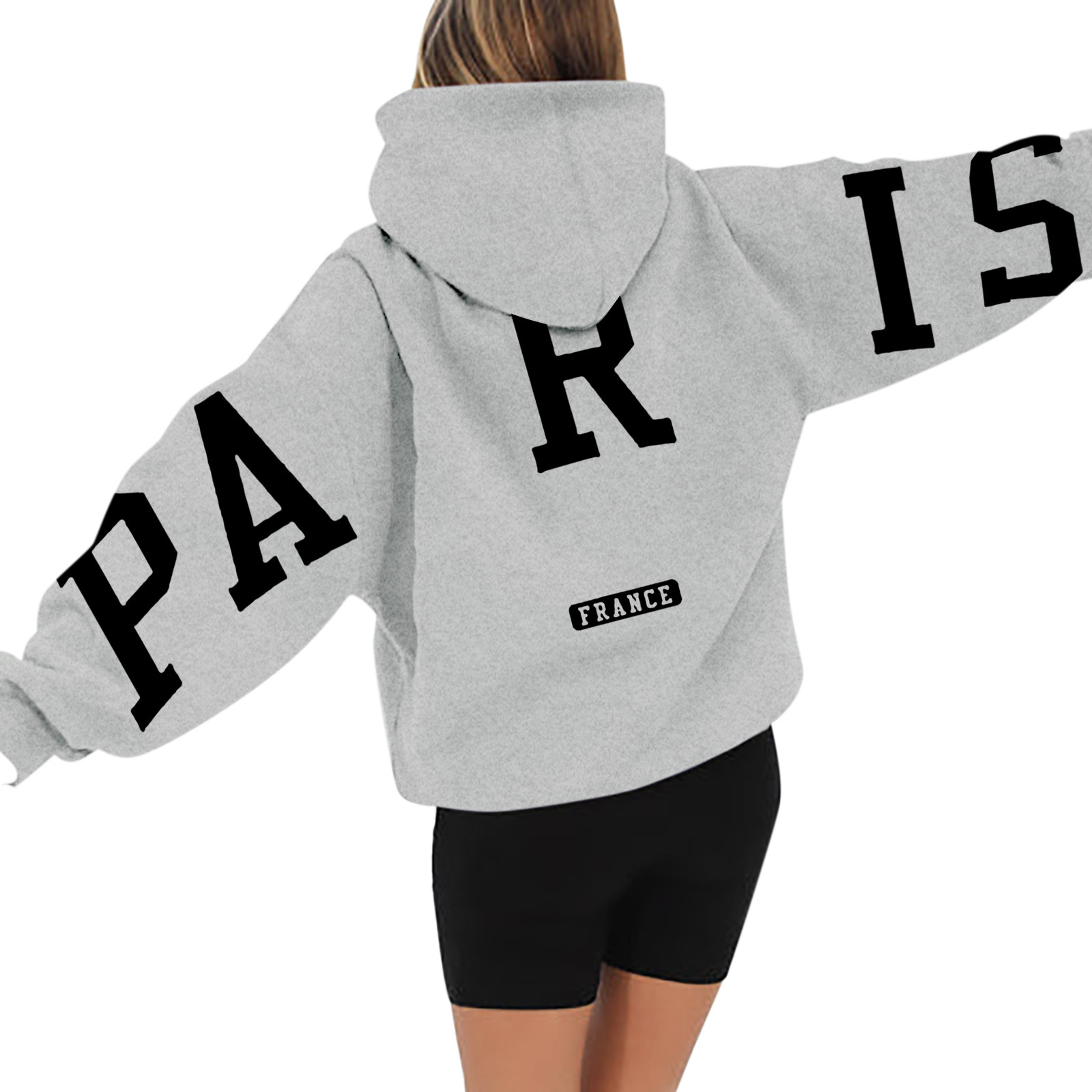 New Velvet Thick Hoodie Designer Fashion T-shirt Trendy Hoodie Large Long Sleeve