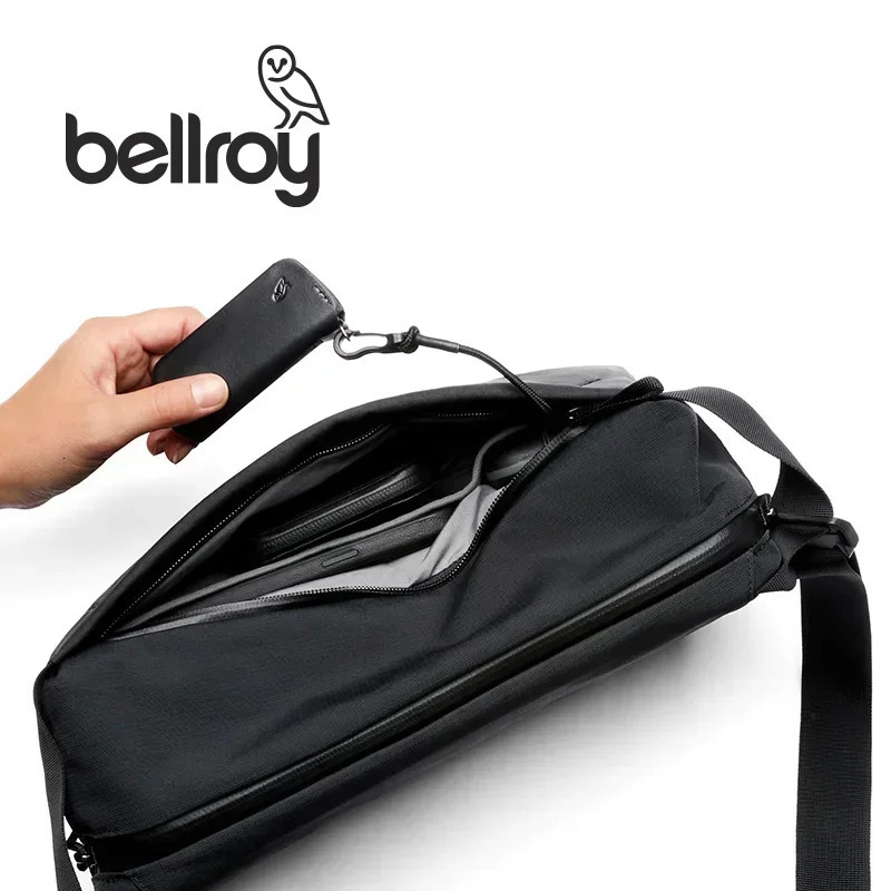 High Quality Bellroy Australia Venture Sling 9L Explorer Chest Bag Largecapacity unisex fashion One shoulder messenger bag 241106