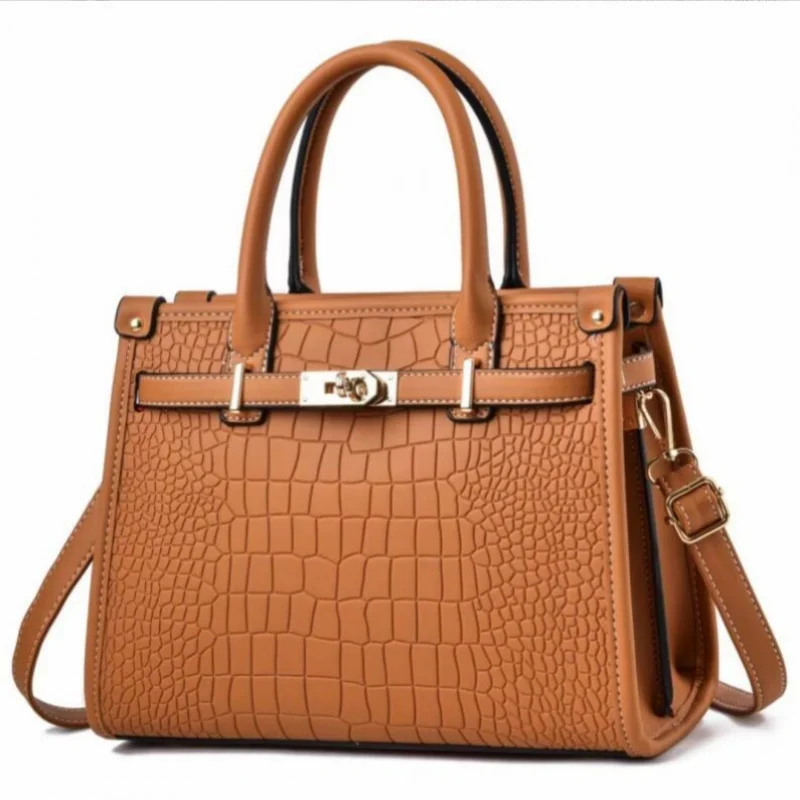 New Crocodile Pattern High Quality Crossbody Bag Soft Leather Luxury Handbags Elegant Bags New Direct Selling Women's Bag