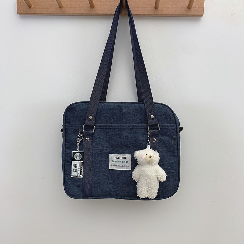 Sweet Japan Style Girls Lolita Shoulder Bags Students JK Bag Embroidery Briefcase Bookbag Messenger Bags With Strap