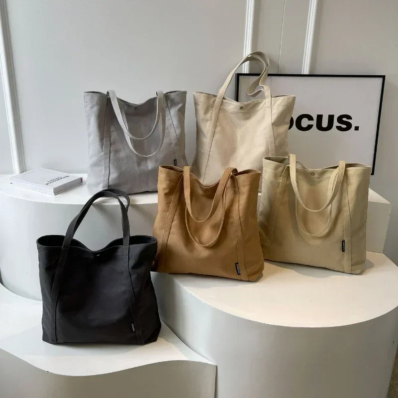 Canvas Women's Bag2024 New Pattern High-capacity Comfortable Durable Simplicity Atmosphere The Single Shoulder Bag Tote Bag