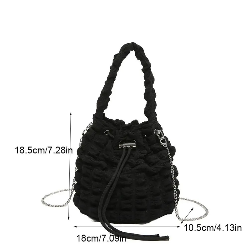 Home>Products>Fashion Y2K Inflatable Bucket Bag>Flat Nylon Drawstring Bag 241106