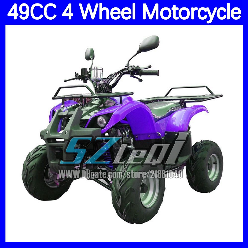 Kids Adult ATV UTV MOTO ATV OFF Road Motorcycle 2Stroke 49CC Small MOTO 4-Wheels ATVS Vehicle Burning Oil Mountain Motorbike For Boy Girl Children Gif