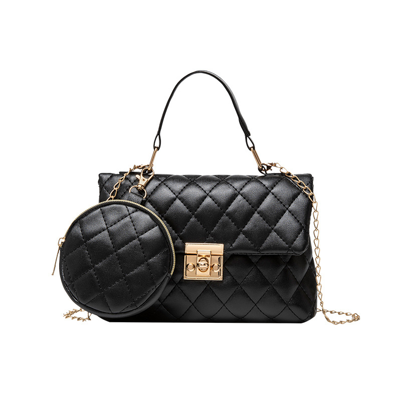 Ladies Hand Bling Dias - Small Square Women's Casual Bag With Chain Handle New Free Delivery Designer Bag