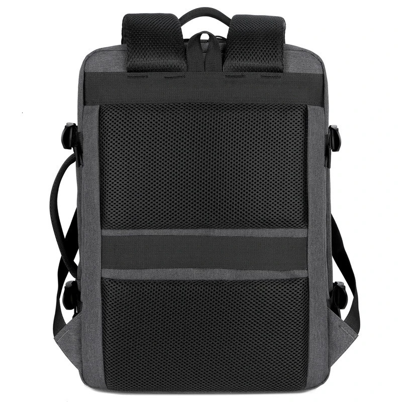 Mens large capacity backpack with USB charging mens laptop bag waterproof business travel backpack 241106