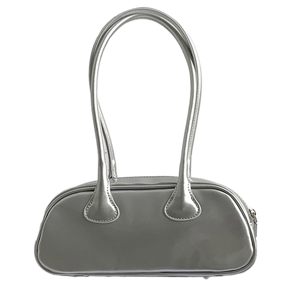 Women Versatile Armpit Bag PU Leather Leisure Underarm Bag Solid Color Minimalist Shoulder Bag Female Commute Bag