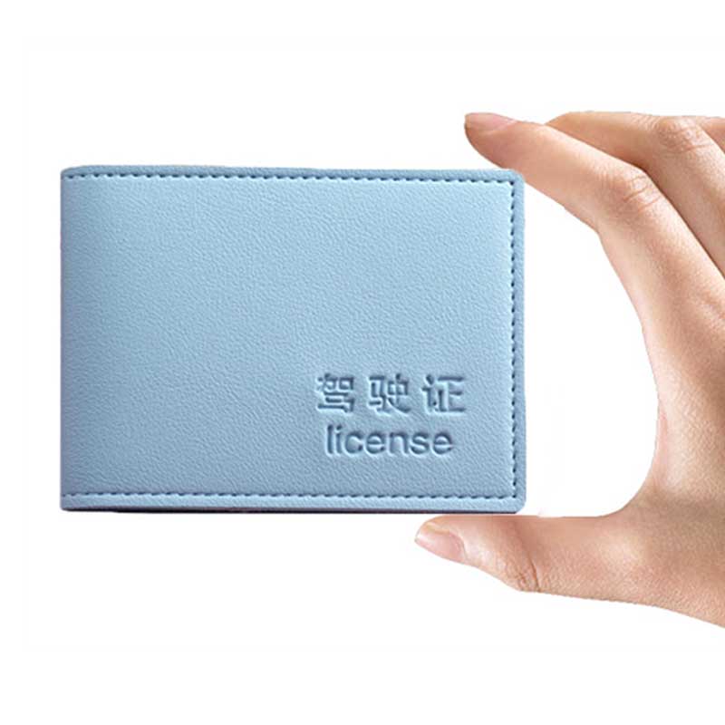 6 Cards Driver License Holder Pu Leather Cover For Car Driving Documents Business Card Holder ID Pass Certificate Folder Wallet