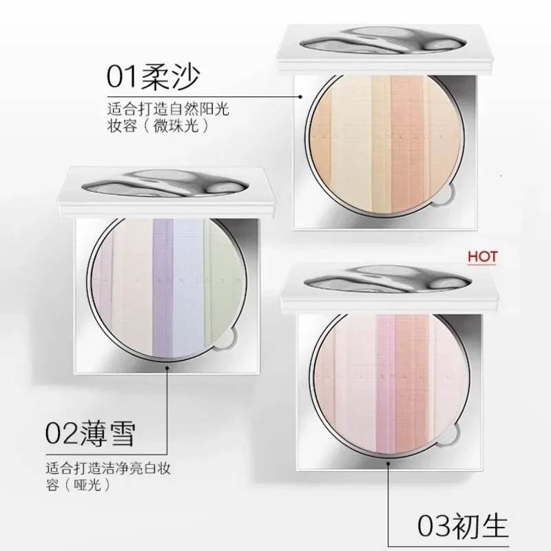 Marie Dalgar No Single Tone Loose Powder Set Loose Powder Oil Control Long lasting Makeup 241107