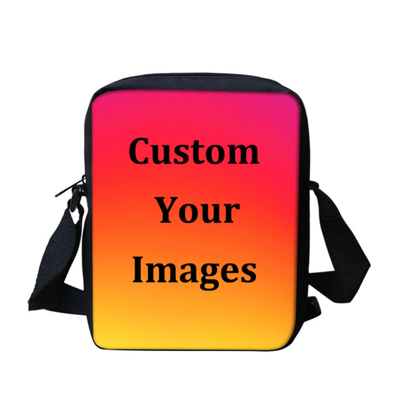 Custom Your Image/Logo 3D Print Women Messenger Bags Luxury Small Crossbody Bag for Ladies Shoulder Bag Girls Handbag Feminina