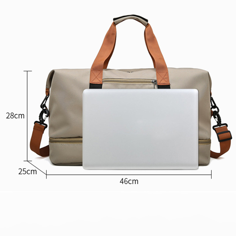 Fashion Men Women Large Capacity Travel Bag Large Capacity Men Sports Bag Waterproof Women Messenger Bag Wet and Dry